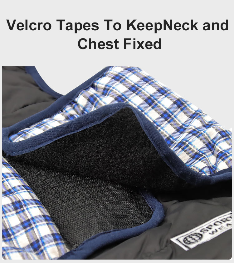 4-Velcro Tapes To Keep Neck and Chest Fixed